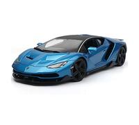 YCNXEB Modellini in Metallo Auto 1 18 per Lamborghini LP770-4 Alloy Super Sports Car Model Diecast Vehicle Simulation Collection Display Regalo Mini Modello Veicolo(Blu)