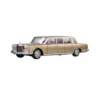 YCNXEB Modellini in Metallo Auto 1 18 per Mercedes Pullman Lega d'oro Pressofusione Statica Modello di Auto Collezione Display Uomini Regalo Mini Modello Veicolo
