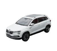YCNXEB Modellini in Metallo Auto 1:18 per Volkswagen Skoda Karoq KAROQ Modello di Auto in Metallo Collezione Personale Regalo Ornamento Statico Mini Modello Veicolo(White)