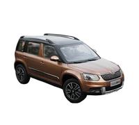 YCNXEB Modellini in Metallo Auto 1:18 per Volkswagen Skoda Yeti Fuoristrada Giocattolo Auto Statica in Metallo Decorazione Regalo Collezione Display Mini Modello Veicolo(Brown)