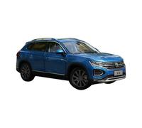 YCNXEB Modellini in Metallo Auto 1:18 per Volkswagen Tanyue TAYRON SUV Fuoristrada Lega Statica Metallo Decorazione Regalo Esposizione della Collezione Mini Modello Veicolo(Blu)