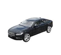 YCNXEB Modellini in Metallo Auto 1:18 per Volvo S90 Berlina di Lusso Volvo S90 Collezione di Veicoli Giocattolo Regalo per Amici E Parenti Mini Modello Veicolo(Nero)