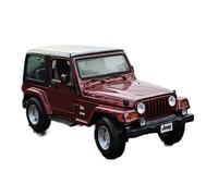 YCNXEB Modellini in Metallo Auto 1 18 per Wrangler Classic Cabriolet Simulazione Modello di Auto in Lega da Collezione Souvenir Decorazione Mini Modello Veicolo(A)