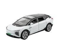 YCNXEB Modellini in Metallo Auto 1:22 per HiPhi X Pressofuso Lega Modello Auto 8 Porte Possono Essere Aperte New Energy Tram con Luce Sonora Auto Sportiva Mini Modello Veicolo(White)