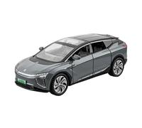 YCNXEB Modellini in Metallo Auto 1:22 per HiPhi X Pressofuso Lega Modello Auto 8 Porte Possono Essere Aperte New Energy Tram con Luce Sonora Auto Sportiva Mini Modello Veicolo(Gray)