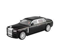 YCNXEB Modellini in Metallo Auto 1:22 per Rolls Royce Phantom Auto Lusso Lega Metallo Pressofuso Modello di Veicolo Collezione di Suoni Luci per Interni Mini Modello Veicolo(Nero)