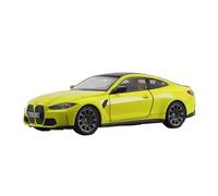 YCNXEB Modellini in Metallo Auto 1:23 per BMW M4 G82 The M4 Super Car Lega Diecasts Veicoli Giocattolo Modello Auto Metallo Suono E Luce Collezione Giocattolo Mini Modello Veicolo(Yellow)