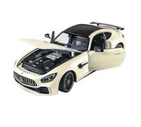 YCNXEB Modellini in Metallo Auto 1 24 per Benz AMG GT R Auto Lega Modello Auto Simulazione Decorazione Auto Collezione Regalo Giocattolo Modello Pressofusione Mini Modello Veicolo(White)