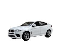 YCNXEB Modellini in Metallo Auto 1 24 per BMW X6M SUV Lega Auto Pressofuse Veicoli Giocattolo Modello Auto Modello in Miniatura Scala Auto Appassionati Collezionabili Mini Modello Veicolo(White)