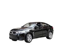 YCNXEB Modellini in Metallo Auto 1 24 per BMW X6M SUV Lega Auto Pressofuse Veicoli Giocattolo Modello Auto Modello in Miniatura Scala Auto Appassionati Collezionabili Mini Modello Veicolo(Nero)