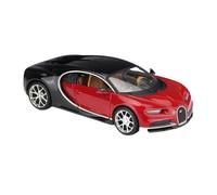YCNXEB Modellini in Metallo Auto 1 24 per Bugatti Chiron Modello Auto Sportiva Lega Diecast Metallo Veicoli Giocattolo Modello Auto Collezioni Appassionati Auto Mini Modello Veicolo(Rosso)