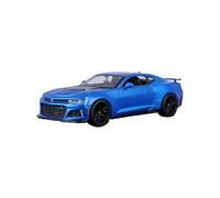 YCNXEB Modellini in Metallo Auto 1:24 per Chevrolet Camaro ZL1 2017 Modello di Auto in Lega Gli Adulti Amano Le Figure Artigianali Classiche Mini Modello Veicolo(Blue)