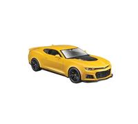 YCNXEB Modellini in Metallo Auto 1:24 per Chevrolet Camaro ZL1 2017 Modello di Auto in Lega Gli Adulti Amano Le Figure Artigianali Classiche Mini Modello Veicolo(Yellow)