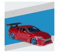 YCNXEB Modellini in Metallo Auto 1 24 per Il Modello Auto Sportiva Lega Nissan GTR del 2009 Modello Auto Corsa Metallo Pressofuso Collezione Regalo Mini Modello Veicolo(Rosso)