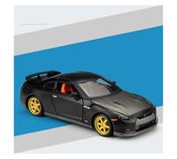 YCNXEB Modellini in Metallo Auto 1 24 per Il Modello Auto Sportiva Lega Nissan GTR del 2009 Modello Auto Corsa Metallo Pressofuso Collezione Regalo Mini Modello Veicolo(Nero)