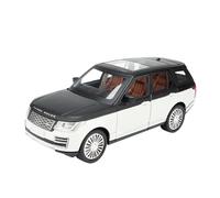 YCNXEB Modellini in Metallo Auto 1 24 per Land Rover Range Rover SUV Modello Auto Lega Appassionati Auto Collezione Ornamenti Regali per Ragazzi Decorazioni Mini Modello Veicolo(White)