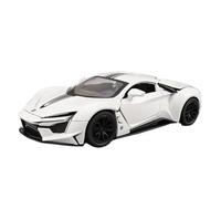 YCNXEB Modellini in Metallo Auto 1 24 per Lykan Hypersport Modello in Lega Pressofuso E Giocattolo in Metallo Supercar Modello di Auto Corsa Suono E Luce Mini Modello Veicolo(White)