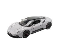 YCNXEB Modellini in Metallo Auto 1:24 per Maserati MC20 Cabrio Sound E Modello di Auto in Lega Leggera Figura Statica in Miniatura Mini Modello Veicolo(Gray)