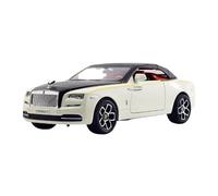 YCNXEB Modellini in Metallo Auto 1 24 per Rolls Royce Dawn Modello Auto Lega Convertibile Auto Sportiva Pull Back Ragazzo Appassionati Auto Collezione Regalo Mini Modello Veicolo(White)