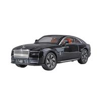 YCNXEB Modellini in Metallo Auto 1 24 per Rolls Royce Spectre Modello Auto Lega Diecast Metallo Veicoli Giocattolo Modello Auto Suono Luce con Cielo Stellato Mini Modello Veicolo(Nero)