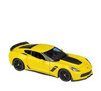 YCNXEB Modellini in Metallo Auto 1: 24 per Scala Die Cast MetalT Edizione Speciale Chevrolet Corvette Z06 Modello di Auto Lega Ornamento Collezione Hobbista Mini Modello Veicolo(Blu)