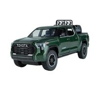 YCNXEB Modellini in Metallo Auto 1 24 per Tundra Pickup Modello di Auto in Lega Pressofuso Fuoristrada Modello di Auto Suono E Luce Regalo Mini Modello Veicolo(Verde)