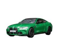YCNXEB Modellini in Metallo Auto 1 32 per BMW M4 G82 Modello Auto Lega con Tirante Posteriore Suono Luce Regalo Collezione Modello Giocattolo Pressofuso Mini Modello Veicolo(Verde)