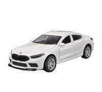 YCNXEB Modellini in Metallo Auto 1 32 per BMW M8 MH8 Coupe Lega Modello Auto Pressofuso Metallo Veicoli Giocattolo Modello Auto Appassionati Collezione Mini Modello Veicolo(White)