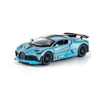 YCNXEB Modellini in Metallo Auto 1 32 per Bugatti DIVO Super Sports Car Modello Pressofuso in Lega con Giocattoli Luminosi Sonori Mini Modello Veicolo(Blu)