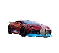 YCNXEB Modellini in Metallo Auto 1 32 per Bugatti Veyron Divo Lega Modello Auto Sportiva Veicoli Metallo Pressofuso Modello Auto Appassionati Collezione Regalo Mini Modello Veicolo(Rosso)