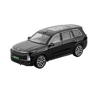 YCNXEB Modellini in Metallo Auto 1:32 per Il Modello di Auto in Lega Leggera E Sonora Leading Ideal L9 SUV Installazione per Feste A Tema Mini Modello Veicolo(Black)