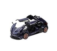 YCNXEB Modellini in Metallo Auto 1 32 per Pagani Huayra BC Alloy Supercar Modello Auto Diecast Veicoli Metallo Simulati Collezionabili Appassionati Auto Regalo Mini Modello Veicolo(Blu)
