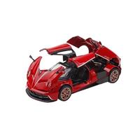 YCNXEB Modellini in Metallo Auto 1 32 per Pagani Huayra BC Alloy Supercar Modello Auto Diecast Veicoli Metallo Simulati Collezionabili Appassionati Auto Regalo Mini Modello Veicolo(Rosso)