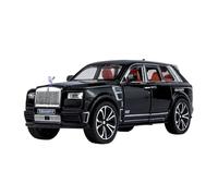YCNXEB Modellini in Metallo Auto 1 32 per Rolls Royce Cullinan Masory SUV Lega Luxy Modello Auto Pressofuso Metallo Simulazione Collezionabili Regalo Mini Modello Veicolo(Nero)