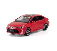 YCNXEB Modellini in Metallo Auto 1 32 per Tesla Model Y Modello Auto Lega Energetica Diecast Metallo Modello Auto Decorazione Domestica Collezioni Suoni Luci Mini Modello Veicolo(Rosso)