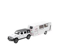 YCNXEB Modellini in Metallo Auto 1 32 per Toyota Land Cruiser Lega Modello Auto Giocattolo Pressofuso Metallo Fusione Auto Collezionabili Giocattoli Veicolo Mini Modello Veicolo(Wrangler White)
