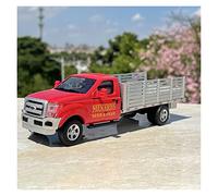 YCNXEB Modellini in Metallo Auto 1 43 per Ford Pickup Truck Logistica Camion in Lega Modello di Auto Decorazione di Scena Regali Display Toy Mini Modello Veicolo