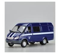YCNXEB Modellini in Metallo Auto 1 43 per Ford Transit Business Bus Pressofuso in Lega Metallo Tirare Indietro Modello Auto per Ornamenti da Esposizione Mini Modello Veicolo(Blu)