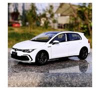 YCNXEB Modellini in Metallo Auto Collezione di Ornamenti per Modelli di Auto in Lega Pressofusa 1 18 per Golf R-Line 8a Generazione Mini Modello Veicolo(White)