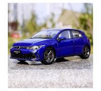 YCNXEB Modellini in Metallo Auto Collezione di Ornamenti per Modelli di Auto in Lega Pressofusa 1 18 per Golf R-Line 8a Generazione Mini Modello Veicolo(Blu)