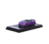 YCNXEB Modellini in Metallo Auto Modello Auto Lega 1 64 per Display Collezione per Adulti in Metallo Statico Simulazione per McLaren 600LT Roadster Mini Modello Veicolo(Purple)