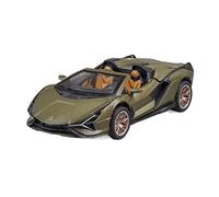 YCNXEB Modellini in Metallo Auto Modello di Auto in Lega 1 24 per Lamborghini Sian FKP37 Supercar Diecast Vehicle Toy Collection Regalo di Natale Mini Modello Veicolo(1 32Convertible Green)