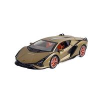 YCNXEB Modellini in Metallo Auto Modello di Auto in Lega 1 24 per Lamborghini Sian FKP37 Supercar Diecast Vehicle Toy Collection Regalo di Natale Mini Modello Veicolo(1 24 SIAN Dark Green)