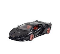 YCNXEB Modellini in Metallo Auto Modello di Auto in Lega 1 24 per Lamborghini Sian FKP37 Supercar Diecast Vehicle Toy Collection Regalo di Natale Mini Modello Veicolo(1 24 SIAN Black)