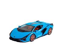 YCNXEB Modellini in Metallo Auto Modello di Auto in Lega 1 24 per Lamborghini Sian FKP37 Supercar Diecast Vehicle Toy Collection Regalo di Natale Mini Modello Veicolo(1 24 SIAN Blue)