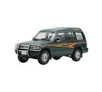 YCNXEB Modellini in Metallo Auto Modello di Auto in Scala 1:18 per Mitsubishi Pajero V31 Fuoristrada Decorazione Statica in Metallo, Regalo per Le Feste Mini Modello Veicolo