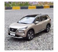 YCNXEB Modellini in Metallo Auto Modello Pressofuso 1 18 per La Collezione di Modelli di Auto in Lega Pressofusa Dongfeng Qijun SUV 2021 Mini Modello Veicolo(Brown)