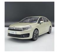 YCNXEB Modellini in Metallo Auto per Citroen C4 Die-Cast Alloy Car Model Simulation Model Gift Vehicle Collection 1 18 Mini Modello Veicolo(Oro)