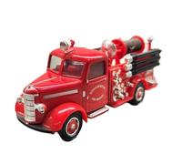YCNXEB Modello di Simulazione da Collezione del Camion dei Pompieri in Lega Bedford UK in Scala 1/43 del 1939 Mini Modello Veicolo