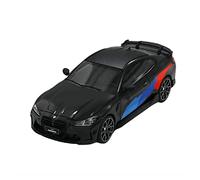 YCNXEB Per BMW M4 1 64 In Lega Modello Di Auto In Metallo Pressofuso Veicolo Decorazione Torta Display Mini Modello Veicolo(Nero)
